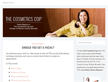 Tablet Screenshot of cosmeticscop.com